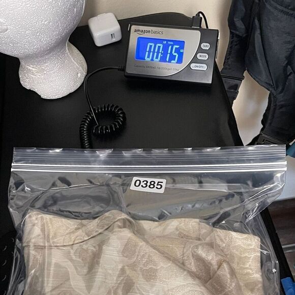 GEORGE Me Designs By Mark Eisen Blazer Women's Size 12 Cream Floral Metallic - Picture 13 of 13